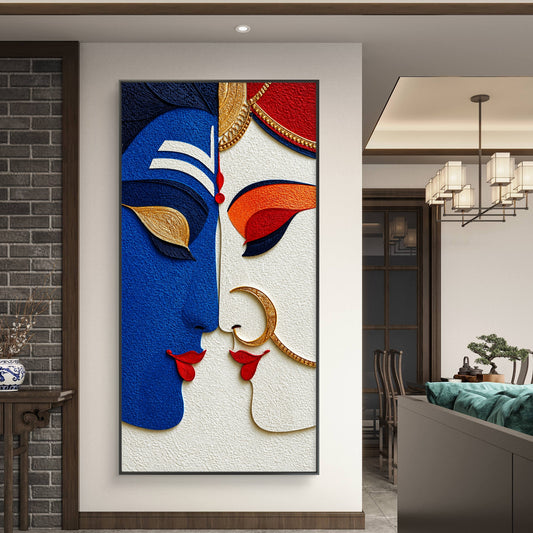 Lord Shiva Premium Canvas Painting - Canvas Wall Art | Decor By Neon
