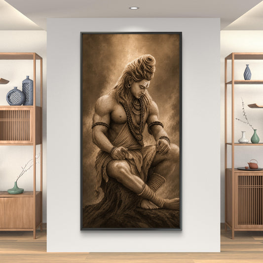 Lord Shiva Premium Canvas Painting - Canvas Wall Art | Decor By Neon