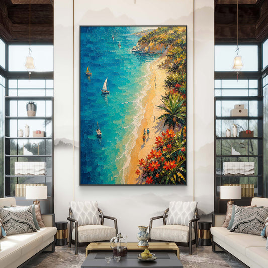Modern Interiors Portrait Premium Canvas Painting - Canvas Wall Art | Decor By Neon