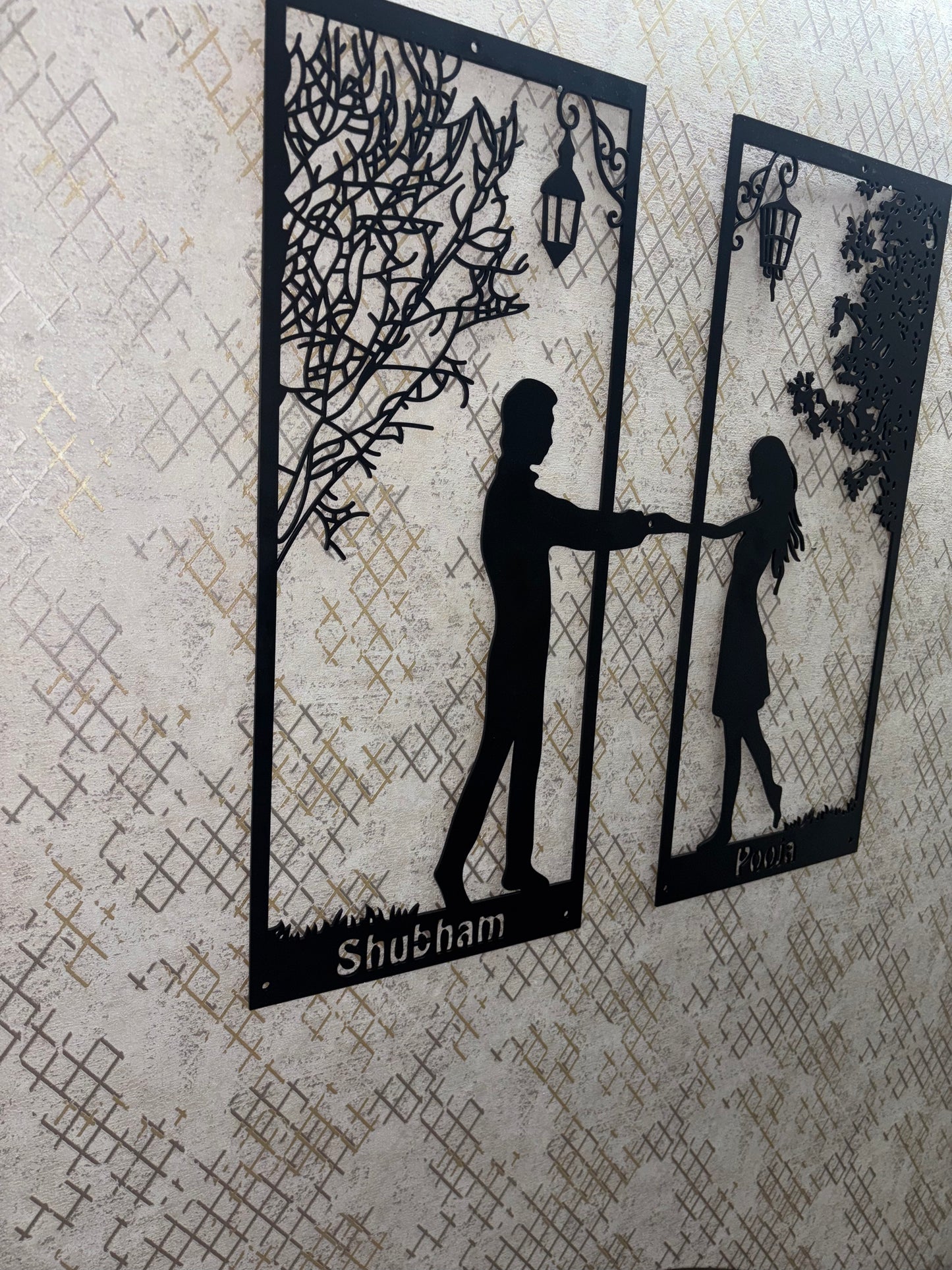 Eternal Embrace Metal Wall Art, Unique/Customized Metal Wall Art Gift, Metal Wall Art for Wedding/Anniversary Gifts