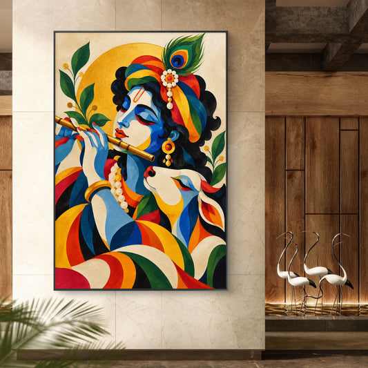 Radha Krishna Premium Canvas Painting - Canvas Wall Art | Decor By Neon