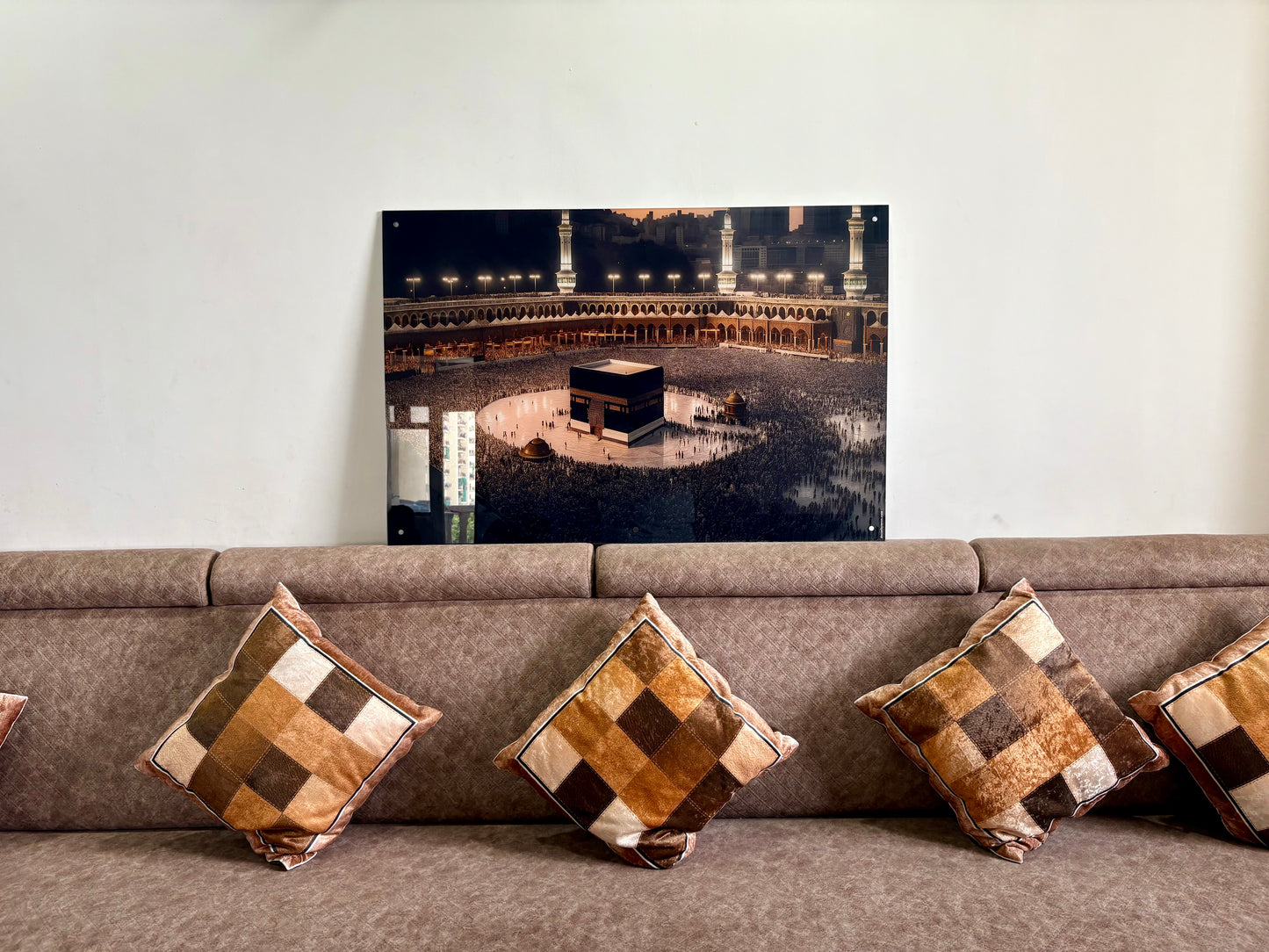 Kaaba Mecca Sacred Premium Acrylic Islamic Wall Art , Islamic Painting