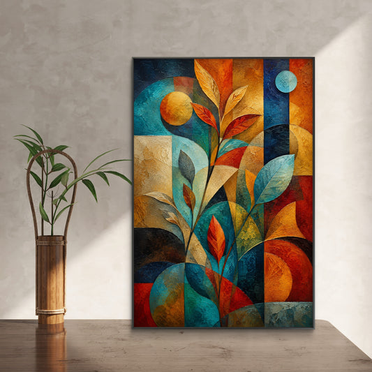 Abstract Art Premium Canvas Painting - Canvas Wall Art | Decor By Neon