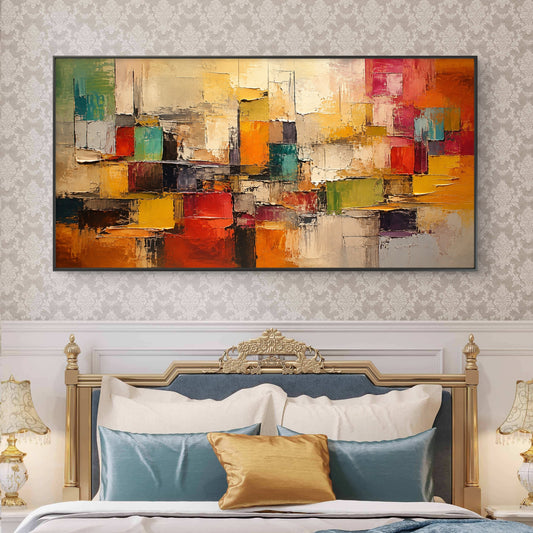 Abstract Art Premium Canvas Painting - Canvas Wall Art | Decor By Neon