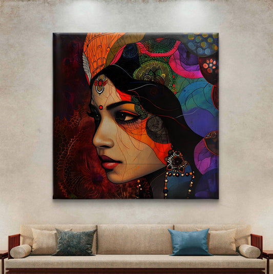 Ethereal Beauty Premium Canvas Wall Painting