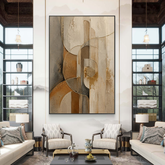 Luxury Neutral Premium Canvas Painting - Canvas Wall Art | Decor By Neon