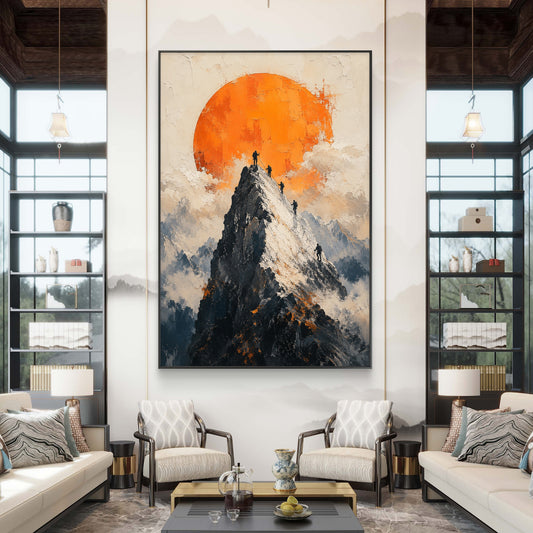 Modern Interiors Portrait Premium Canvas Painting - Canvas Wall Art | Decor By Neon