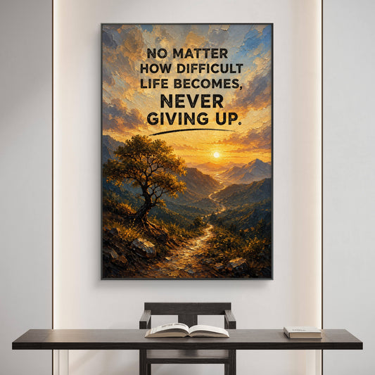 Motivational Premium Canvas Painting - Canvas Wall Art | Decor By Neon