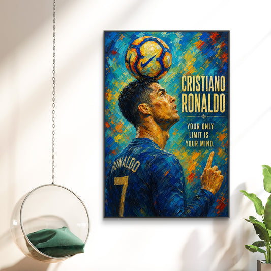 Cristiano Ronaldo Premium Canvas Painting - Canvas Wall Art | Decor By Neon