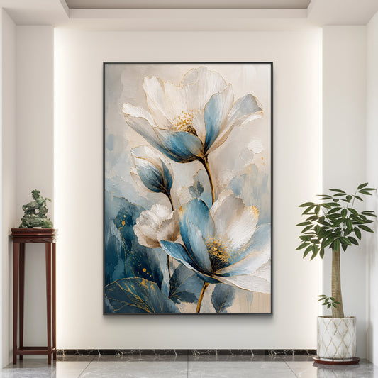 Botanical Luxury Premium Canvas Painting - Canvas Wall Art | Decor By Neon