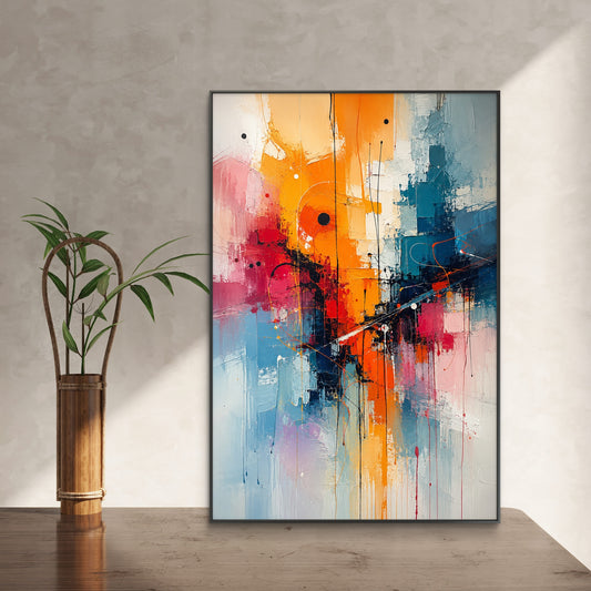Abstract Art Premium Canvas Painting - Canvas Wall Art | Decor By Neon