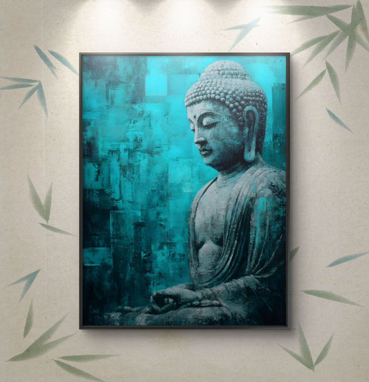 Lord Buddha Premium Canvas Painting - Canvas Wall Art | Decor By Neon