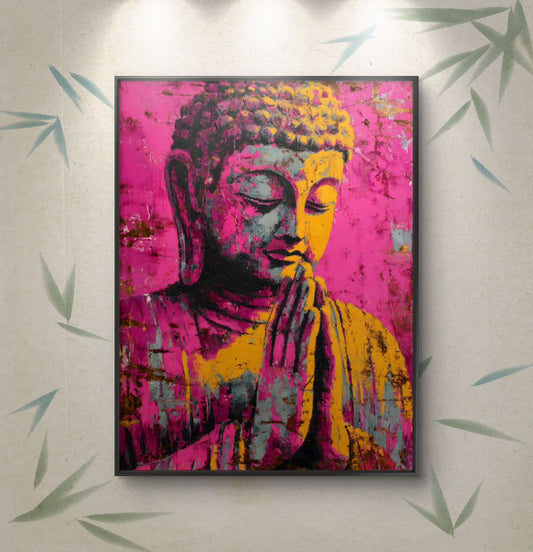 Lord Buddha Premium Canvas Painting - Canvas Wall Art | Decor By Neon