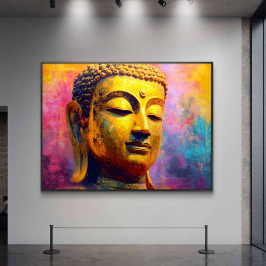 Lord Buddha Premium Canvas Painting - Canvas Wall Art | Decor By Neon