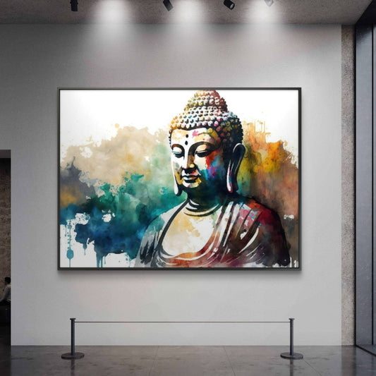 Lord Buddha Premium Canvas Painting - Canvas Wall Art | Decor By Neon