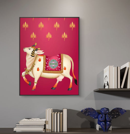 Traditional Pichwai Premium Canvas Painting - Canvas Wall Art | Decor By Neon