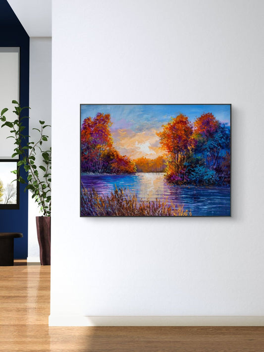 Nature Scenery Premium Canvas Painting - Canvas Wall Art | Decor By Neon