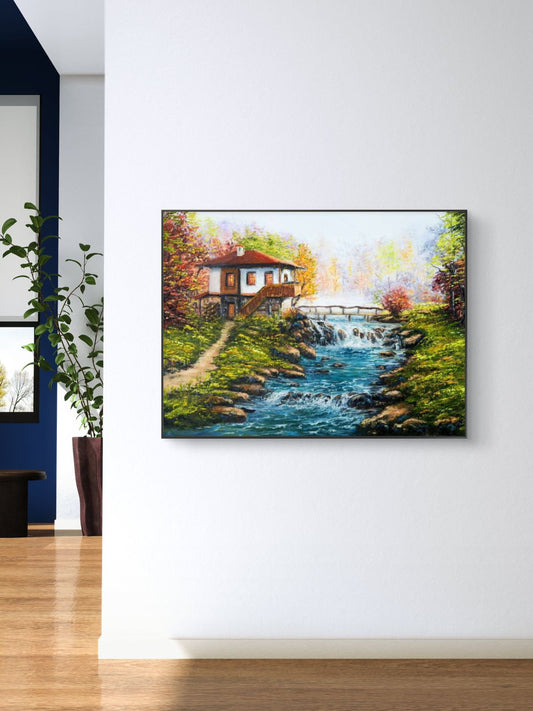 Nature Scenery Premium Canvas Painting - Canvas Wall Art | Decor By Neon
