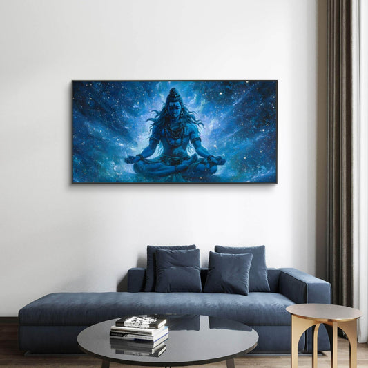 Lord Shiva Premium Canvas Painting - Canvas Wall Art | Decor By Neon