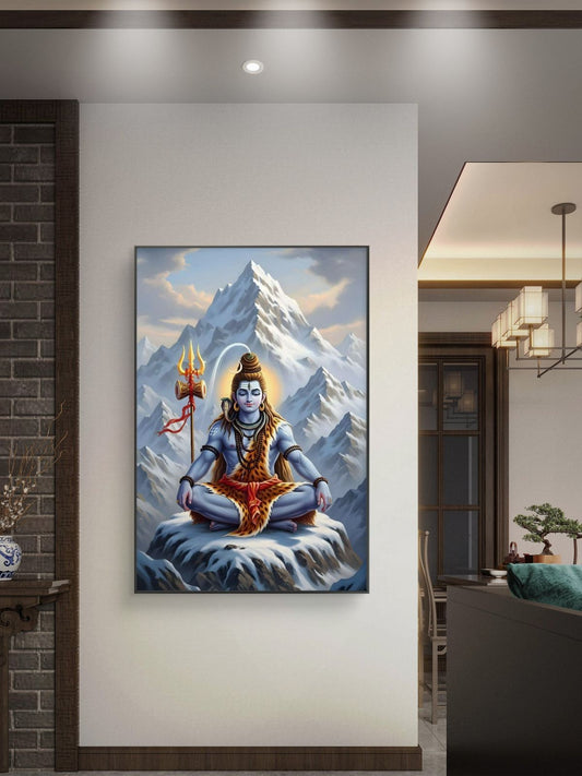 Lord Shiva Premium Canvas Painting - Canvas Wall Art | Decor By Neon