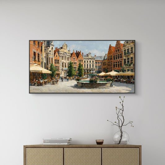 European Landscape Premium Canvas Painting - Canvas Wall Art | Decor By Neon