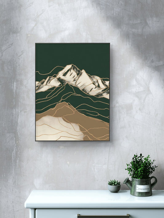 Abstract Art Premium Canvas Painting - Canvas Wall Art | Decor By Neon