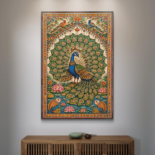 Mythological Folk Premium Canvas Painting - Canvas Wall Art | Decor By Neon