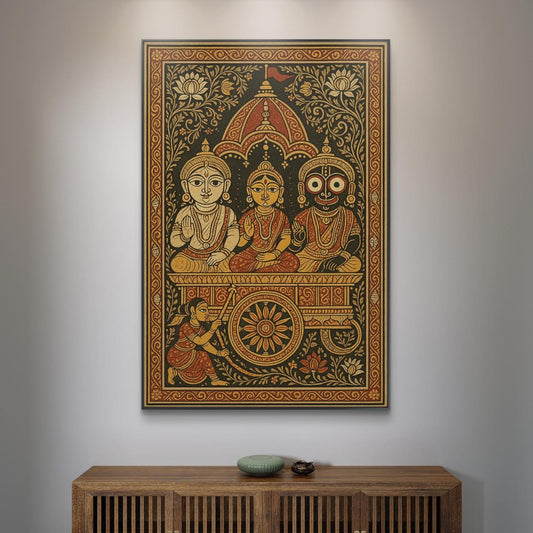 Mythological Folk Premium Canvas Painting - Canvas Wall Art | Decor By Neon
