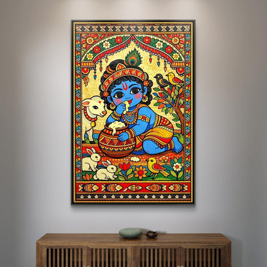 Mythological Folk Premium Canvas Painting - Canvas Wall Art | Decor By Neon