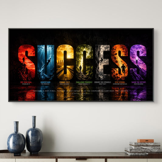 Motivational Premium Canvas Painting - Canvas Wall Art | Decor By Neon