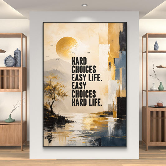 Motivational Premium Canvas Painting - Canvas Wall Art | Decor By Neon