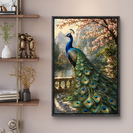 Peacock Premium Canvas Painting - Canvas Wall Art | Decor By Neon
