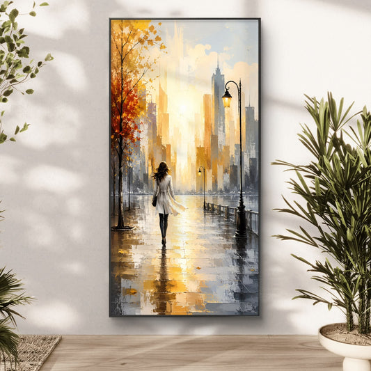 Modern Interiors Portrait Premium Canvas Painting - Canvas Wall Art | Decor By Neon