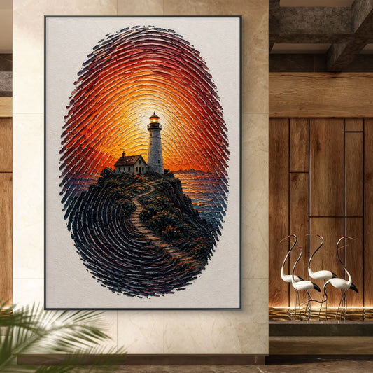 Modern Interiors Portrait Premium Canvas Painting - Canvas Wall Art | Decor By Neon