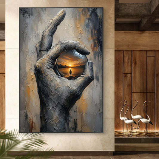 Modern Interiors Portrait Premium Canvas Painting - Canvas Wall Art | Decor By Neon