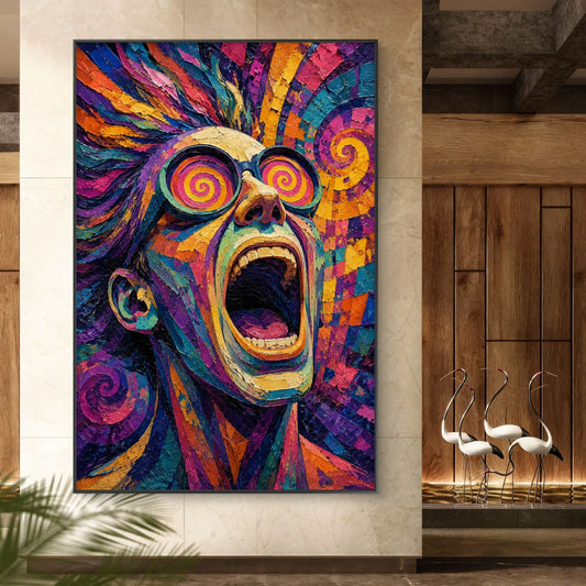 Modern Interiors Portrait Premium Canvas Painting - Canvas Wall Art | Decor By Neon