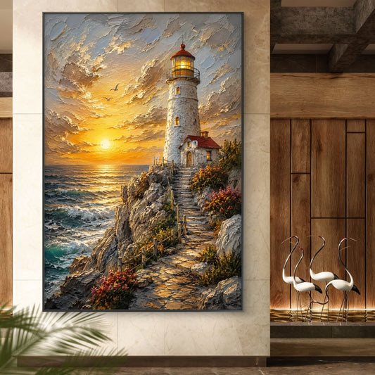 Modern Interiors Portrait Premium Canvas Painting - Canvas Wall Art | Decor By Neon