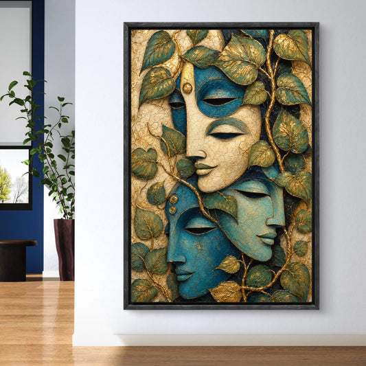 Modern Interiors Portrait Premium Canvas Painting - Canvas Wall Art | Decor By Neon