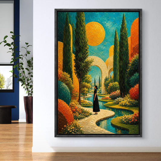 Modern Interiors Portrait Premium Canvas Painting - Canvas Wall Art | Decor By Neon