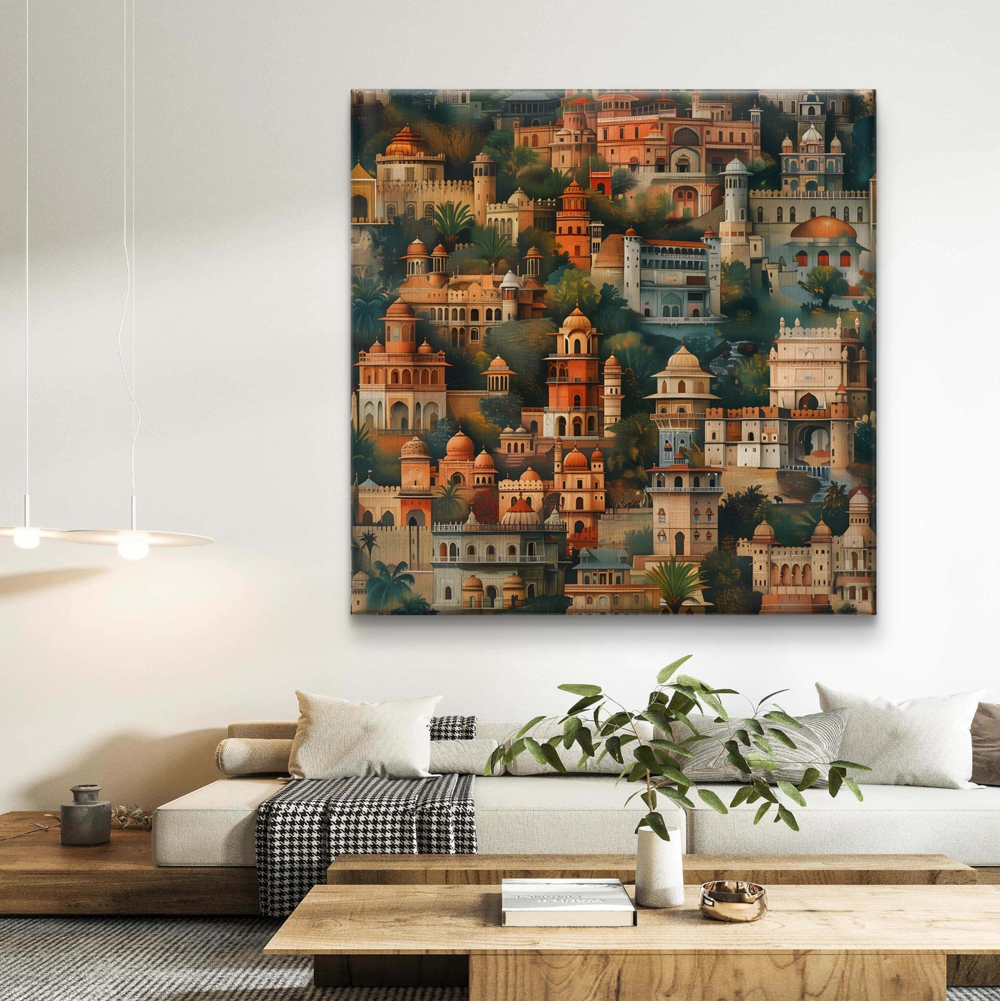 Royal Kingdomscape Premium Canvas Wall Painting - Buy Online | Decor By Neon