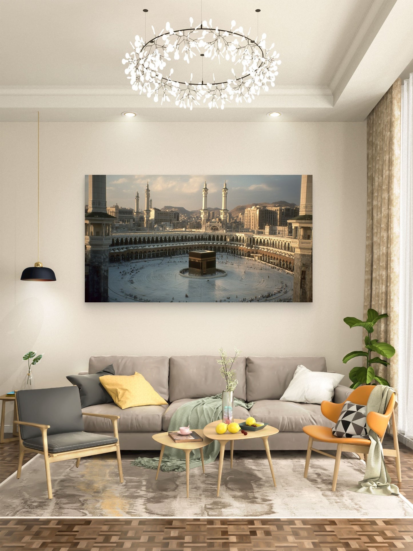 Kaaba Sharif Mecca Premium Acrylic Islamic Wall Art , Islamic Painting