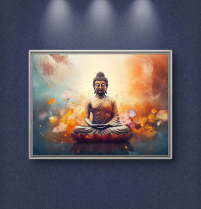 Lord Buddha Canvas Paintings