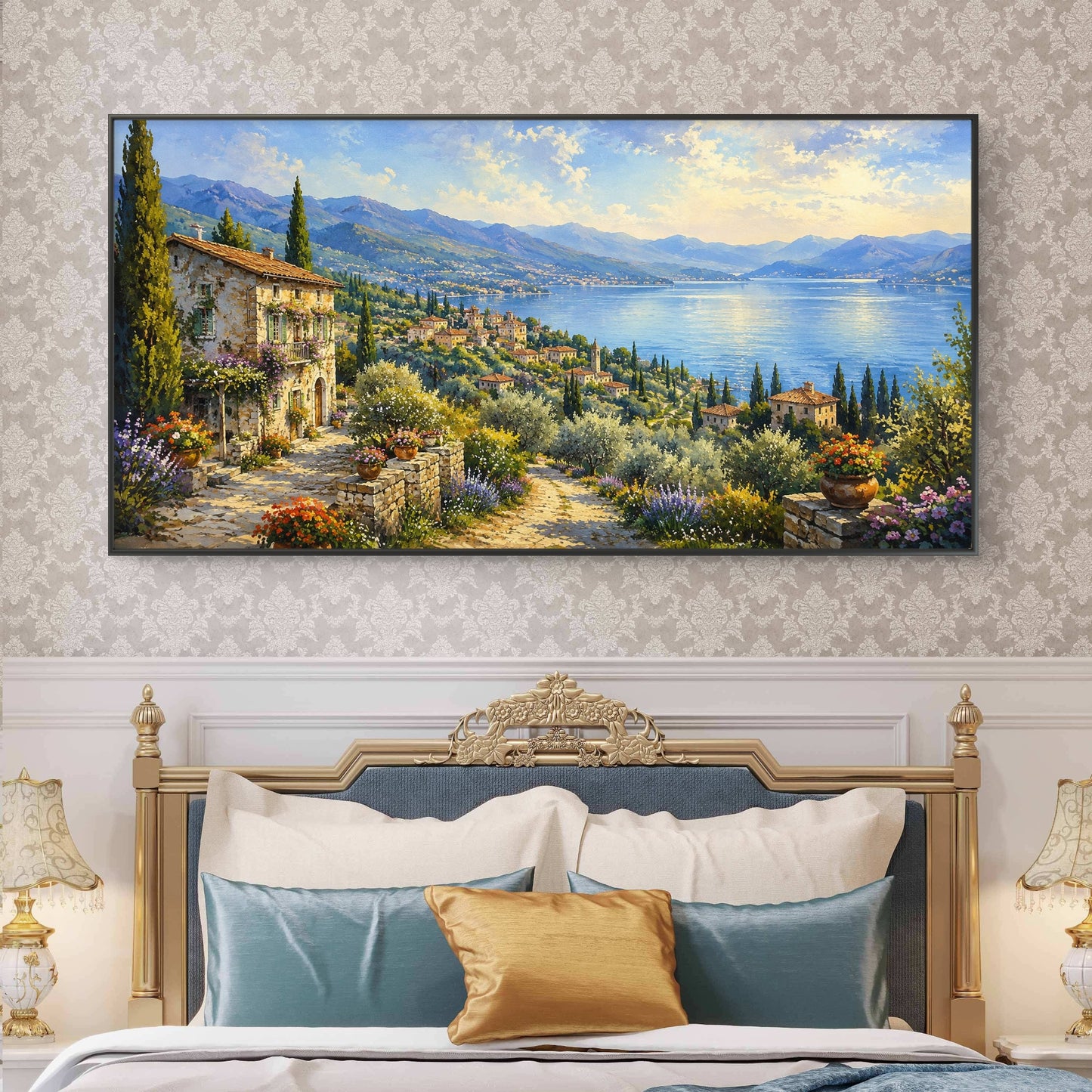 European Landscape Premium Canvas Painting - Buy Online | Decor By Neon