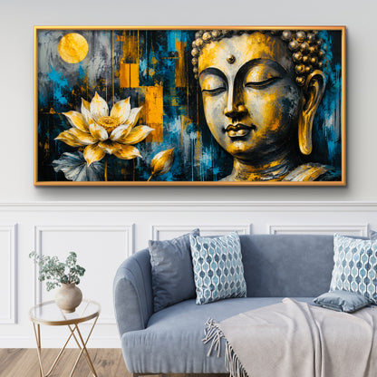 Lord Buddha Premium Canvas Painting