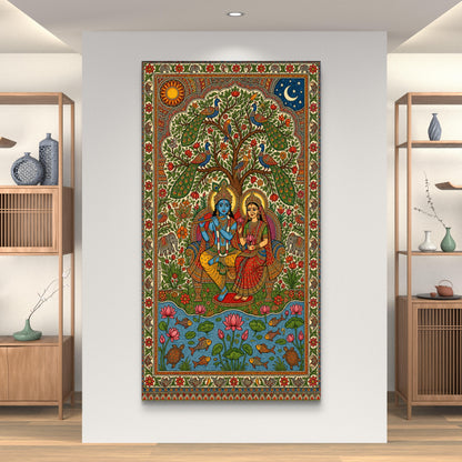 Radha Krishna Premium Canvas Painting