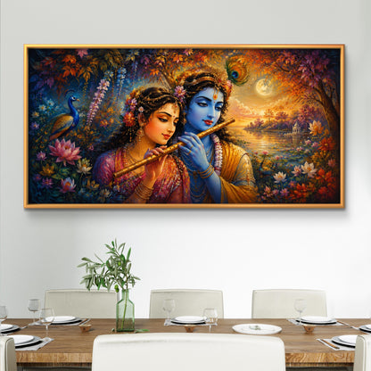 Radha Krishna Premium Canvas Painting