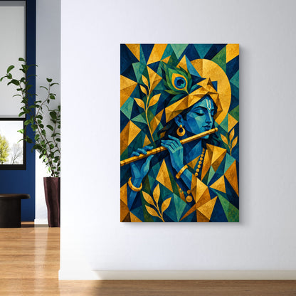 Lord Krishna Premium Canvas Painting