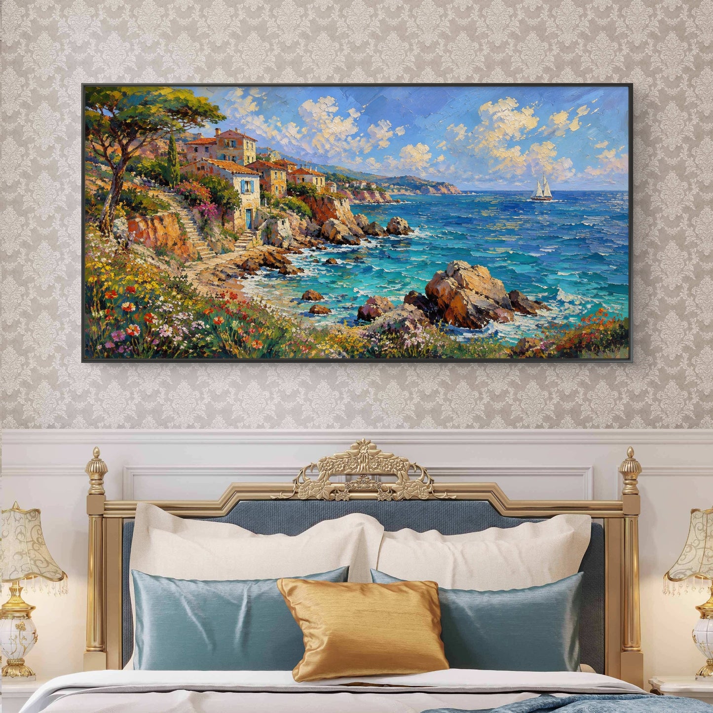 European Landscape Premium Canvas Painting - Buy Online | Decor By Neon
