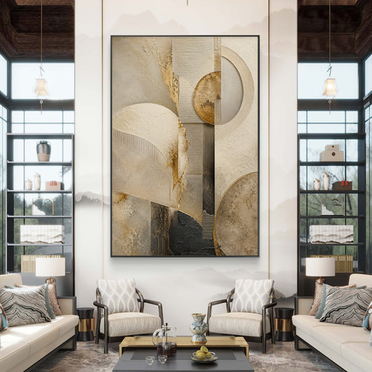 Luxury Neutral Premium Canvas Painting - Canvas Wall Art | Decor By Neon