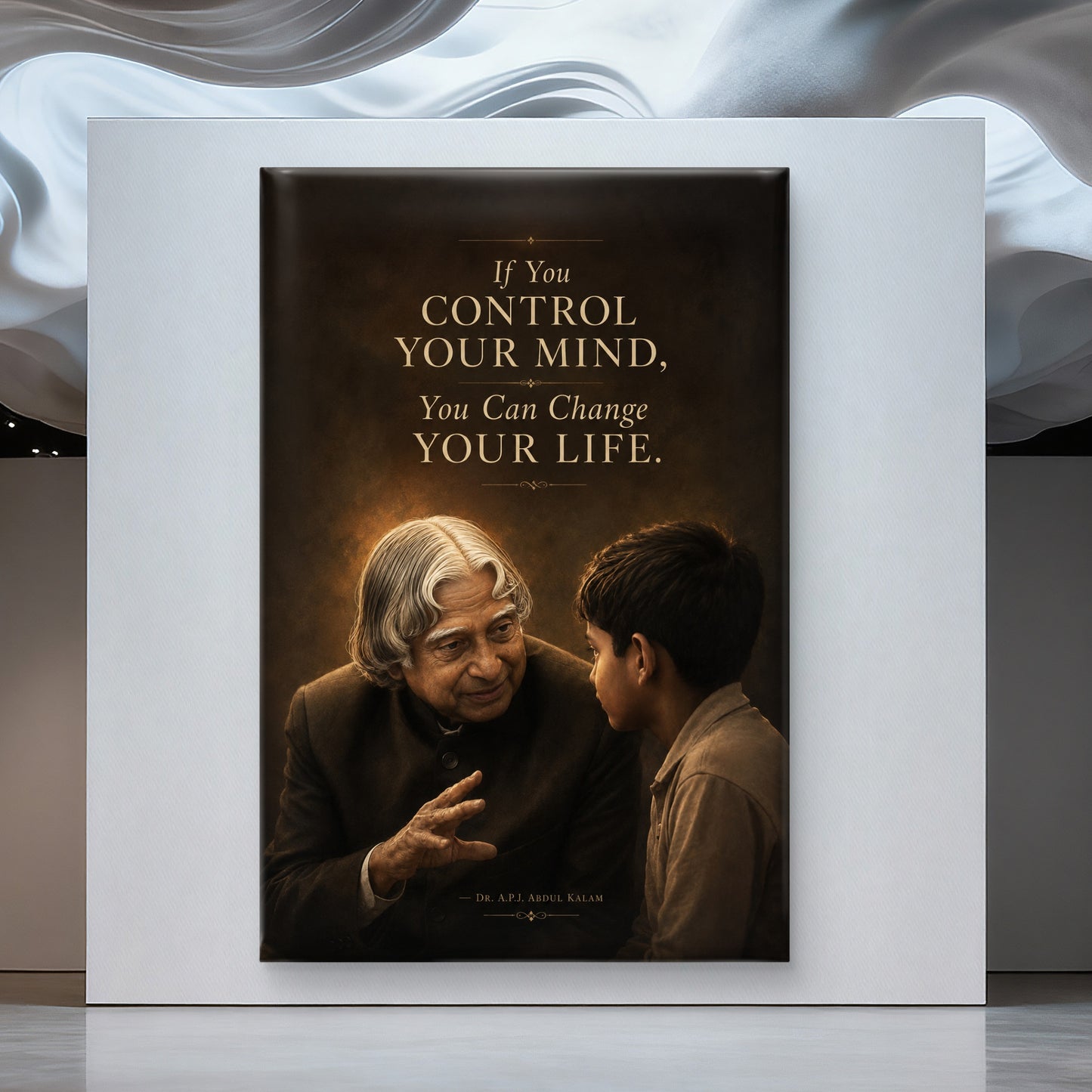 APJ Abdul Kalam Premium Canvas Painting - Buy Online | Decor By Neon